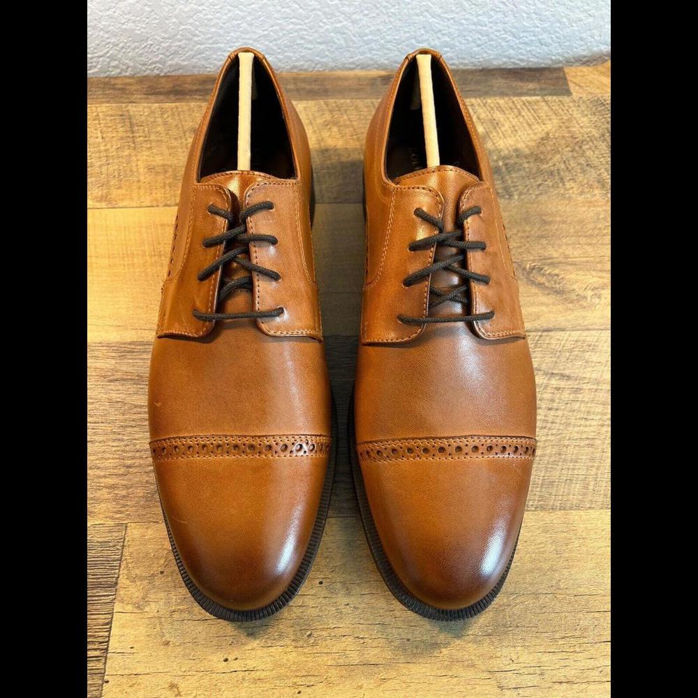 New in Box Cole Haan Dustin Cap Brogue II Men's Size 13 C25806 - British Tan